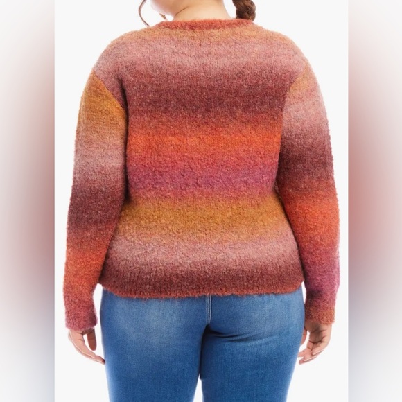 KAREN KANE Ombré Boucle Sweater - Picture 2 of 11